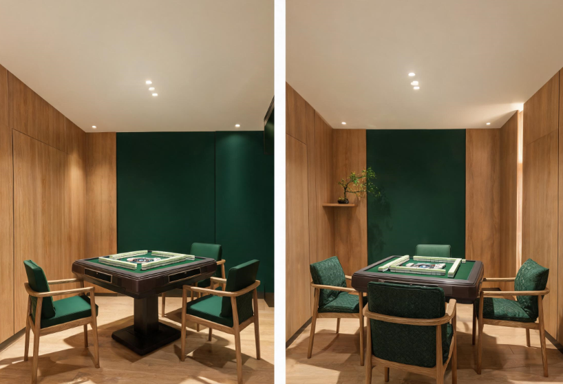 自助棋牌室包间实景:智能门锁与扫码开门
